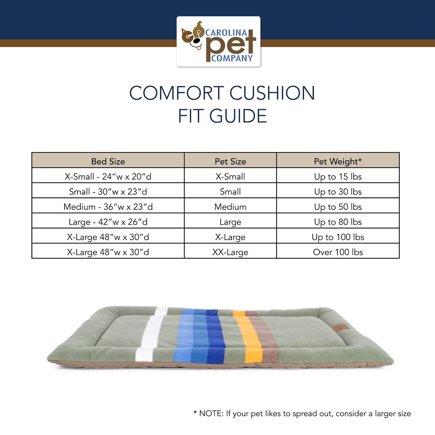 Pendleton Pet National Park Comfort Cushion - Acadia