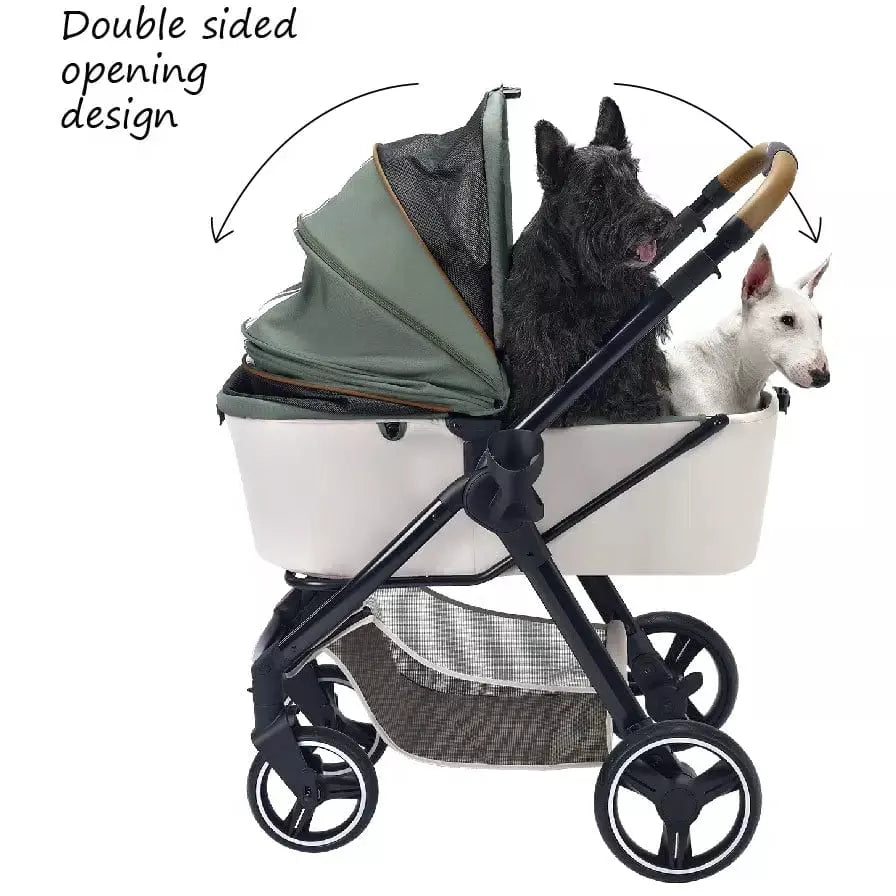 Elegant Retro Luxe Pet Stroller