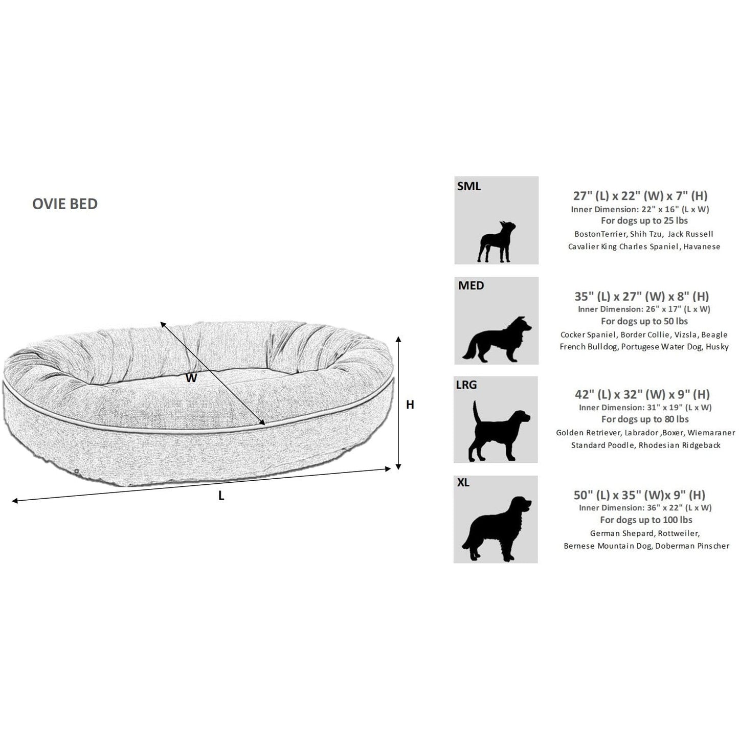 Ovie Bed - Stone Grey