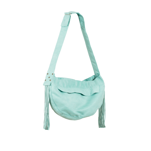 Mint Cuddle Carrier with Fringe