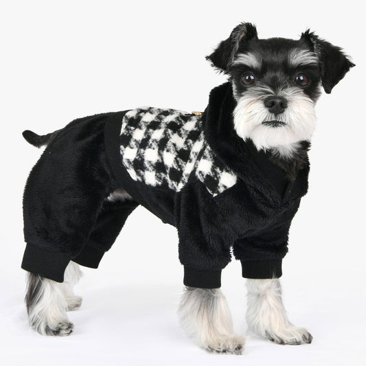 CAGNIE DOG JUMPSUIT- BLACK