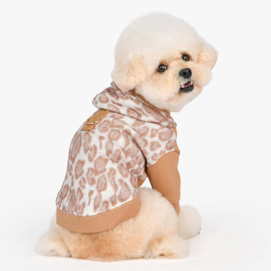 KOVO DOG HOODIE - BEIGE