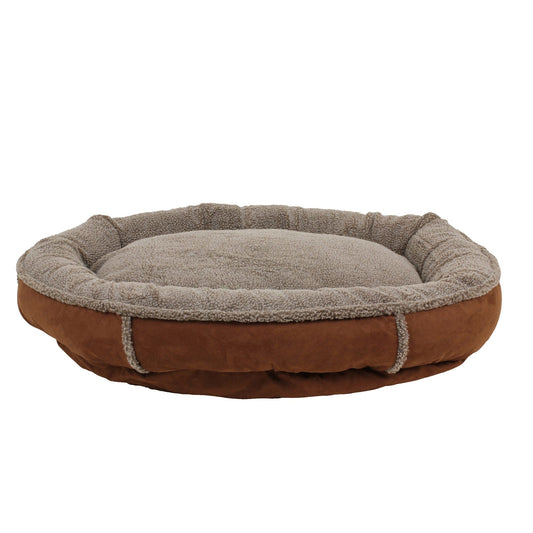 Faux Suede & Tipped Berber Round Comfy Cup Collection
