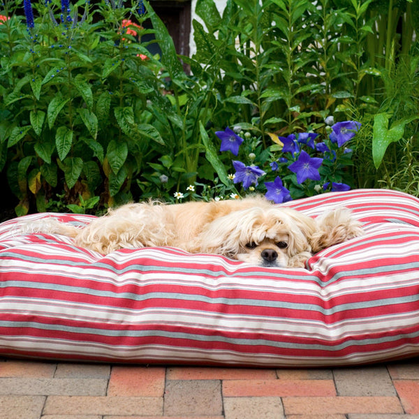 Striped Faux Gusset Jamison - Indoor / Outdoor Pet Bed