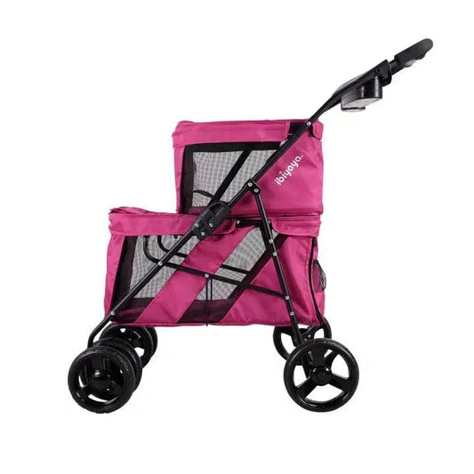 Double Decker Pet Bus - Red Violet