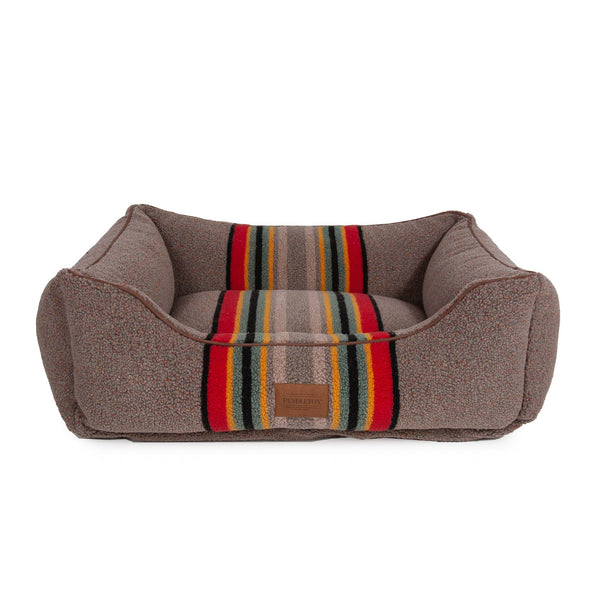 Pendleton Pet Vintage Camp Kuddler Dog Bed  - Mineral Umber