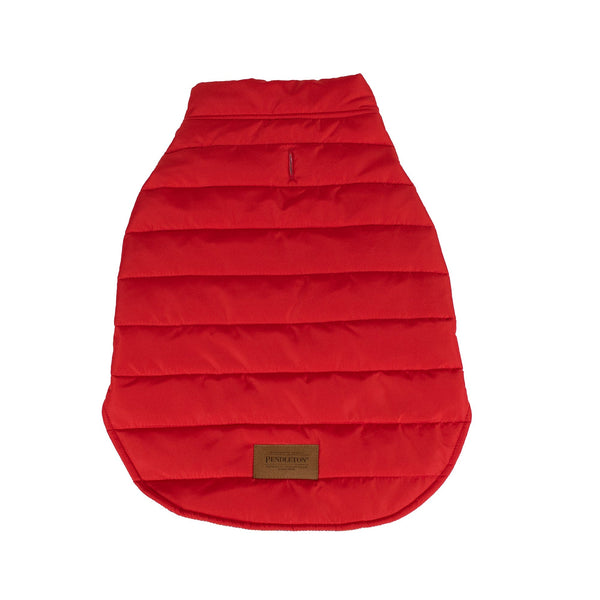 Pendleton Pet Puffer Coat Pilot Rock - Red