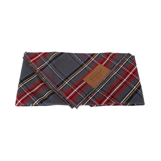 Pendleton Pet Plaid Bandana - Grey Stewart