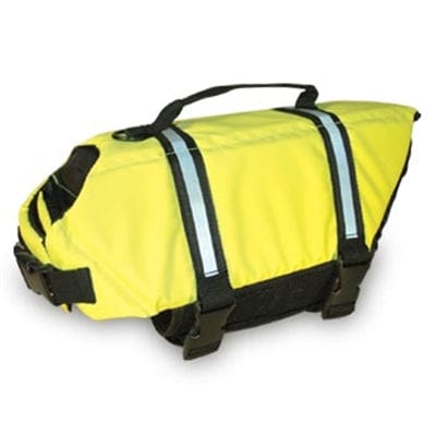 Dog Life Jacket - The Paws Aboard Dog Life Vest - Yellow