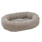 Donut Bed - Microvelvet Herringbone