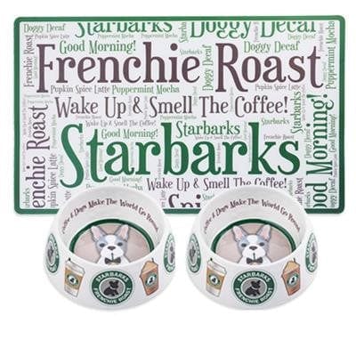 Starbarks Bowls & Mat by Haute Diggity Dog