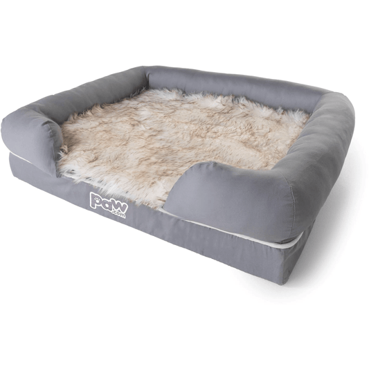 PupLounge™ Memory Foam Bolster Bed & Topper