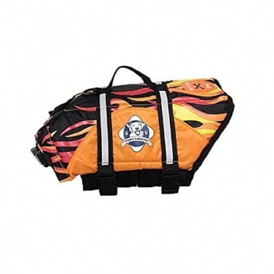 Dog Life Jacket - The Paws Aboard Dog Life Vest - Flames