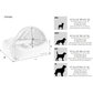 Canopy Bed - Faux Fur-  Cloud