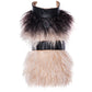Mink Faux-Fur Vests - Wildest One