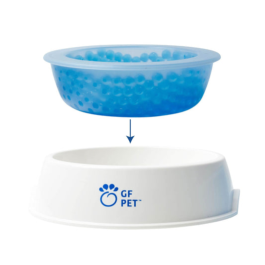 GF Pets Ice Bowl - Pet Cooling Water Bowl