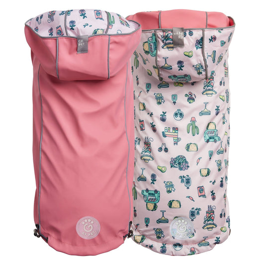 GF Pet - Reversible Elasto-Fit Raincoat - Pink/Pink