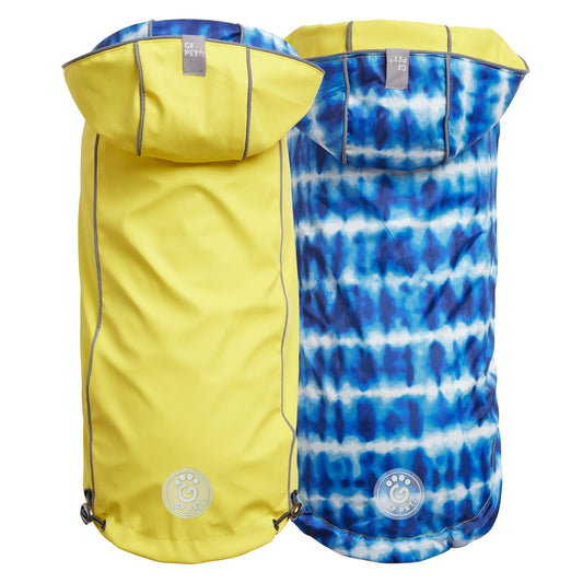 GF Pet - Reversible Elasto-Fit Raincoat - Yellow/Blue