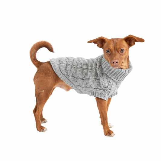 GF Pets Chalet Dog Sweater - Grey