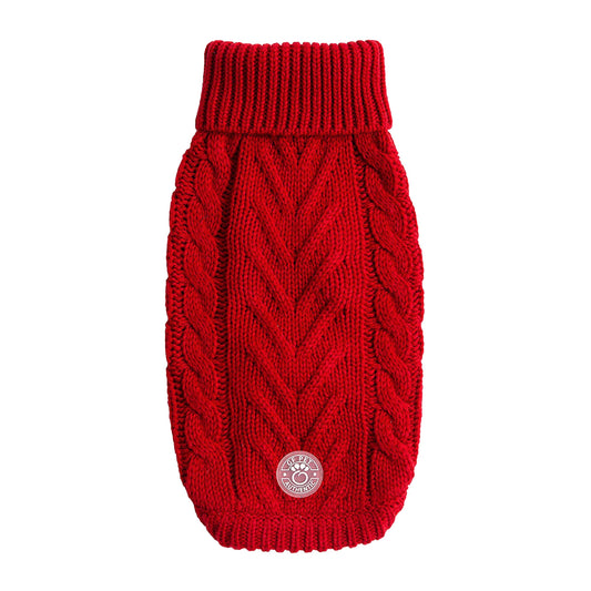 GF Pets Chalet Dog Sweater - Red