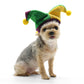 Mardi Gras Joker Dog Hat