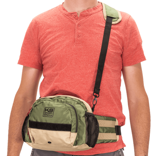 K9 Sport Sack Kompanion Shoulder/Hip Dog Supply Pack Green