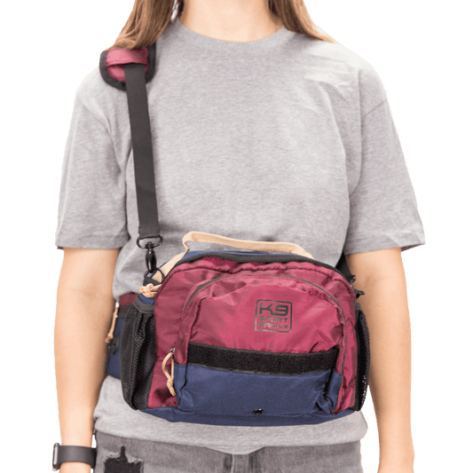 K9 Sport Sack Kompanion Shoulder/Hip Dog Supply Pack Maroon