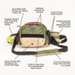 K9 Sport Sack Kompanion Shoulder/Hip Dog Supply Pack Gray