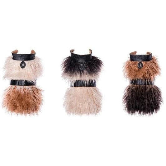 Mink Faux-Fur Vests - Wildest One