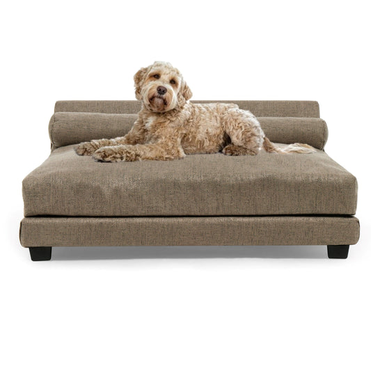 Roma Orthopedic Dog Bed  - Earth