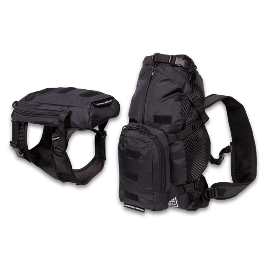 K9 Sport Sack Walk-On with Harness & Storage Black