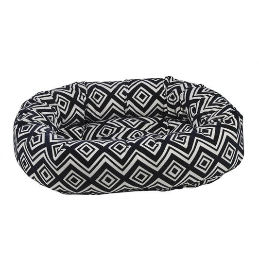 Donut Bed - Microvelvet Azure
