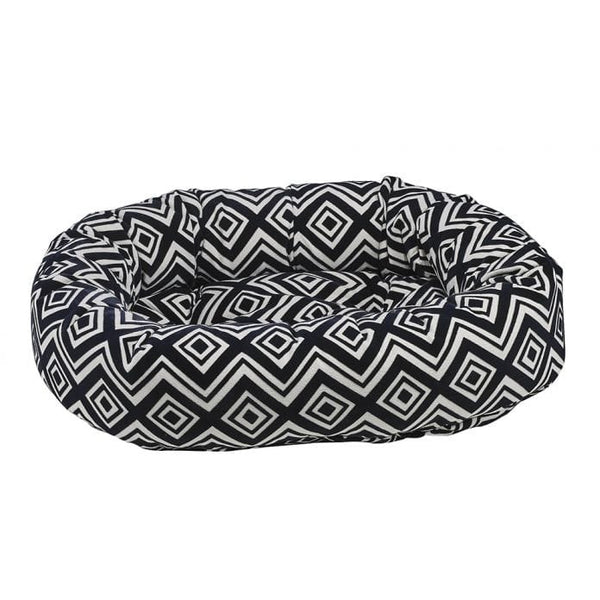 Donut Bed - Microvelvet Azure