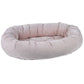 Donut Bed - Washed Microvelvet Blush