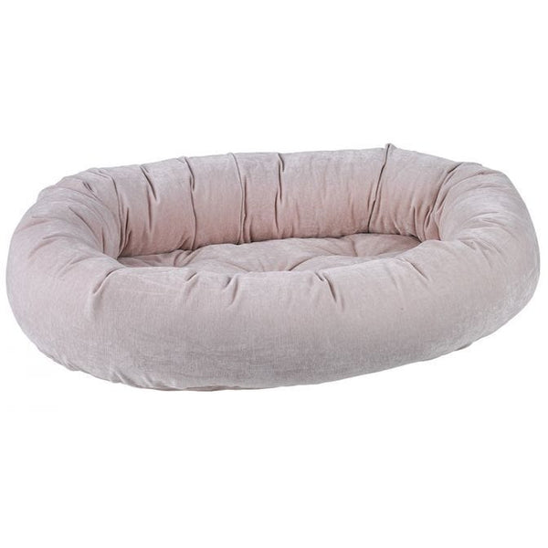 Donut Bed - Washed Microvelvet Blush