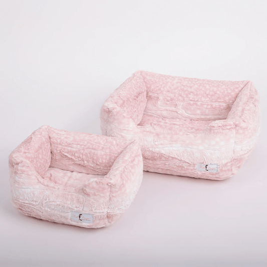 Cashmere Dog Bed - Pink Fawn