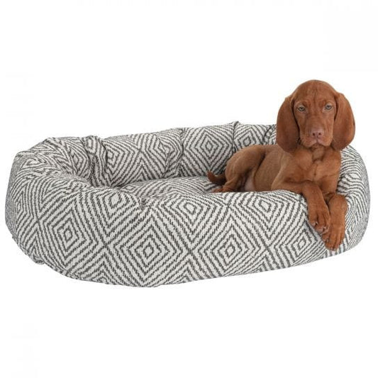 Donut Bed - Performance Linen & Woven Diamondback