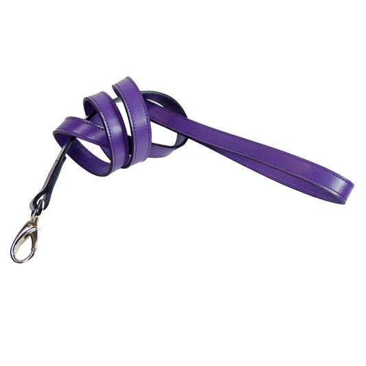 Belmont in Lavender & Nickel Dog Collar