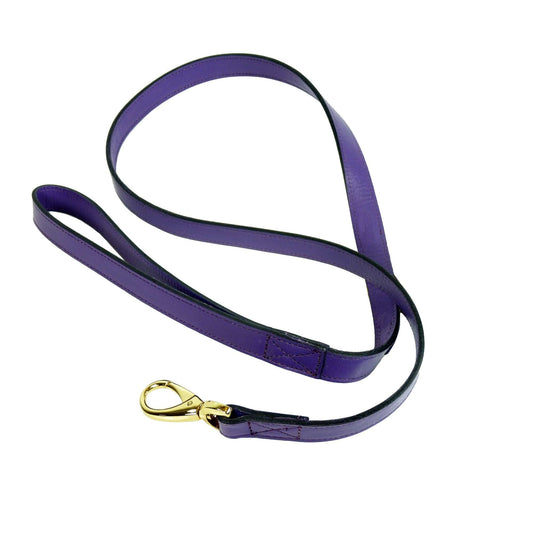 Belmont in Lavender & Gold Dog Collar