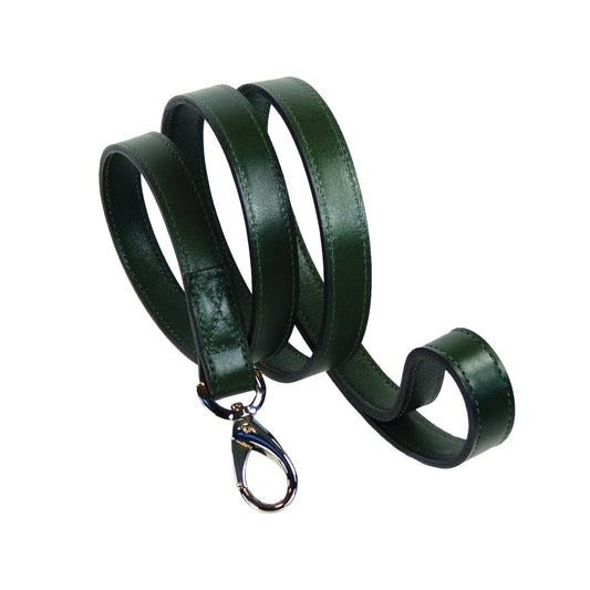 Belmont in Ivy Green & Nickel Dog Collar