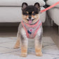 Freesia Vest Dog Harness - Indian Pink