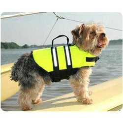 Dog Life Jacket - The Paws Aboard Dog Life Vest - Yellow
