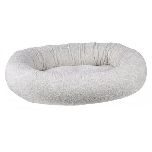 Donut Bed - Faux Fur Ivory Sheepskin