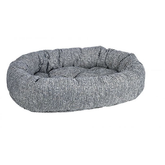 Donut Bed - Performance Linen & Woven Lakeside