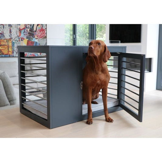 Moderno Dog Crate Grey