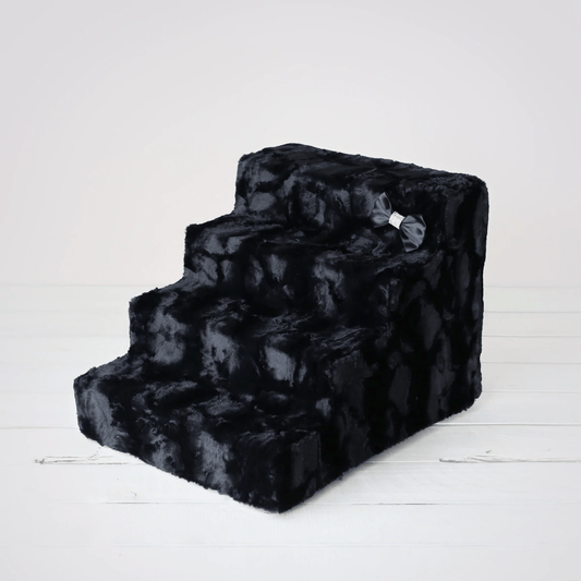 Luxury Pet Stairs - Black Diamond